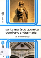 Cubierta del libro Santa María de Guernica (Caja de Ahorros Vizcaina, 1988)